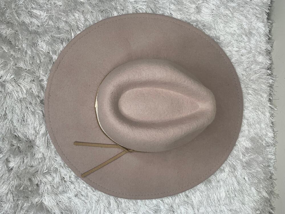 Taupe Blush Felt Rancher Hat OSFM